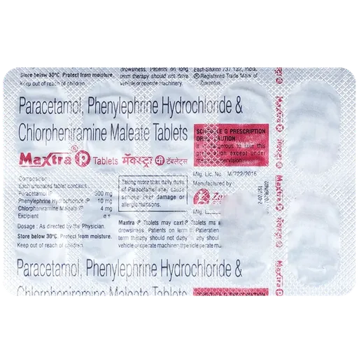 maxtra p tablet 10's